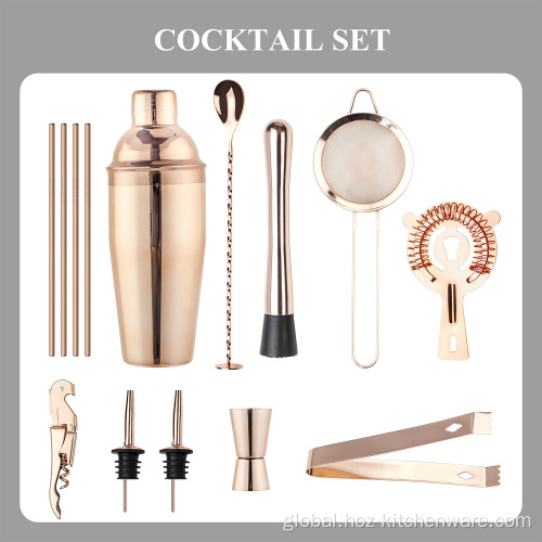 China Wine set Cocktail Shaker with Stand Factory